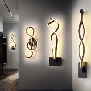 led wall lamp minimalist bedside lamp